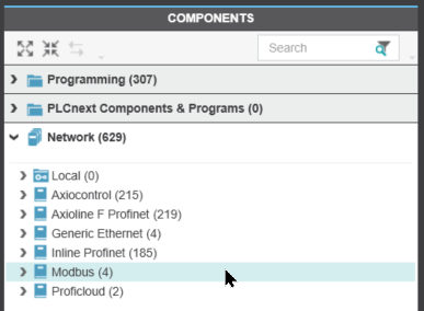 Modbus node added